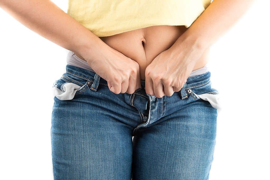 overweight trying to get into jeans