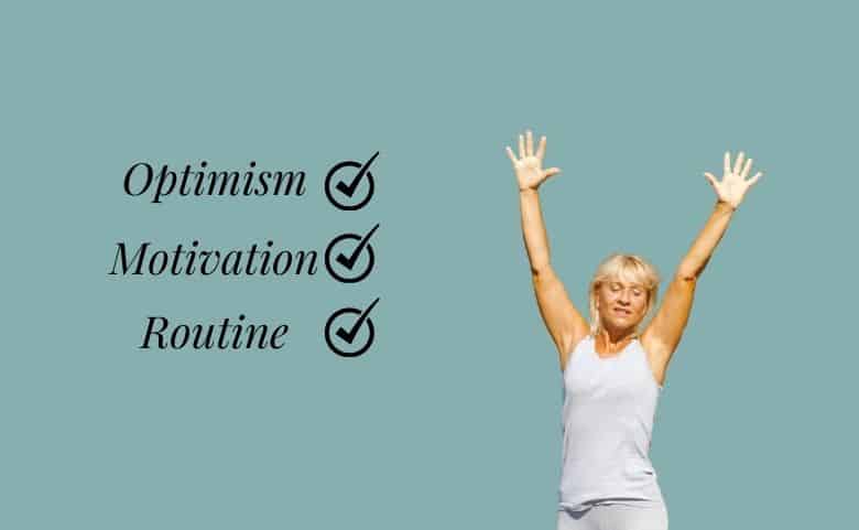 woman looking happy