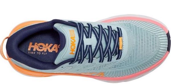 Hoka ONE ONE Bondi 7 shoe no. 1 for the best shoes for Achilles tendonitis